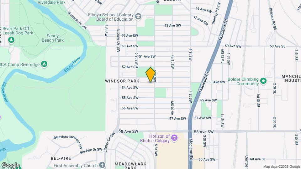 606 54 Av SW Map and Location Details
