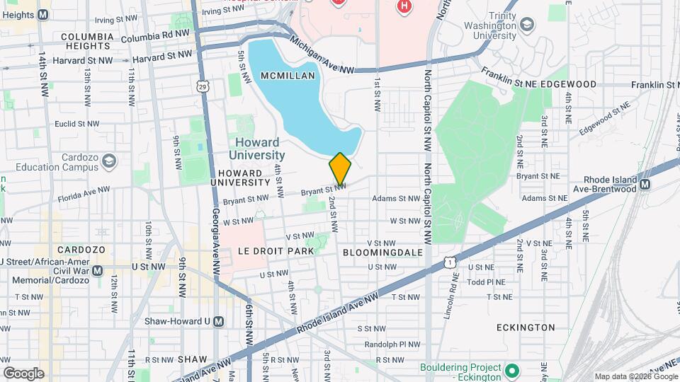 166 Bryant St NW, Unit 2 Mapa y Detalles de la Ubicación
