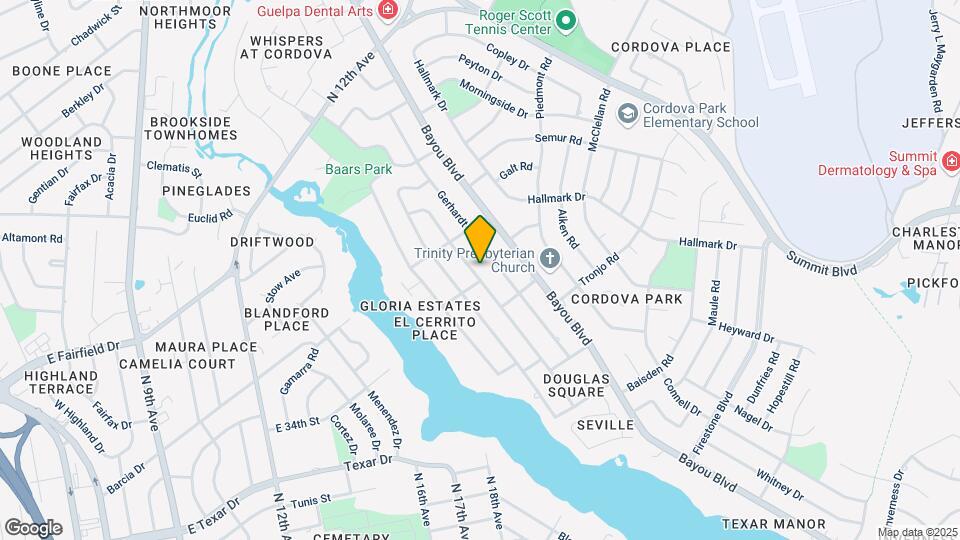 3840 Dunwoody Dr Map and Location Details