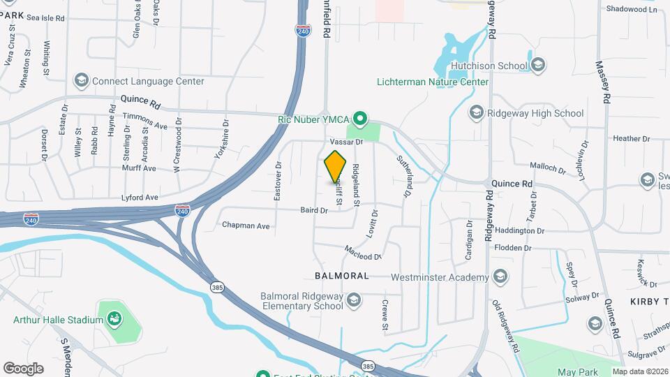 2329 Glencliff St Map and Location Details