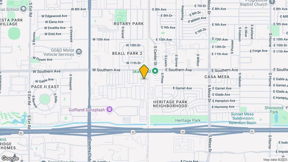 Southern Palms Mobile Home Park Map and Location Details