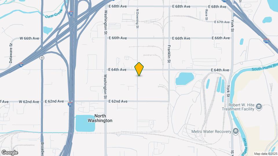 6340 Downing St Map and Location Details