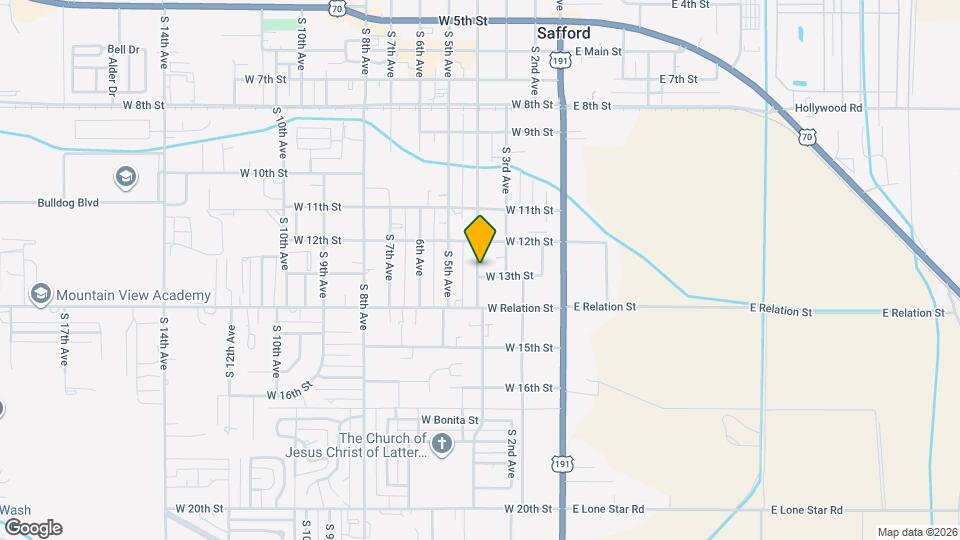 1227 S Central Ave Map and Location Details