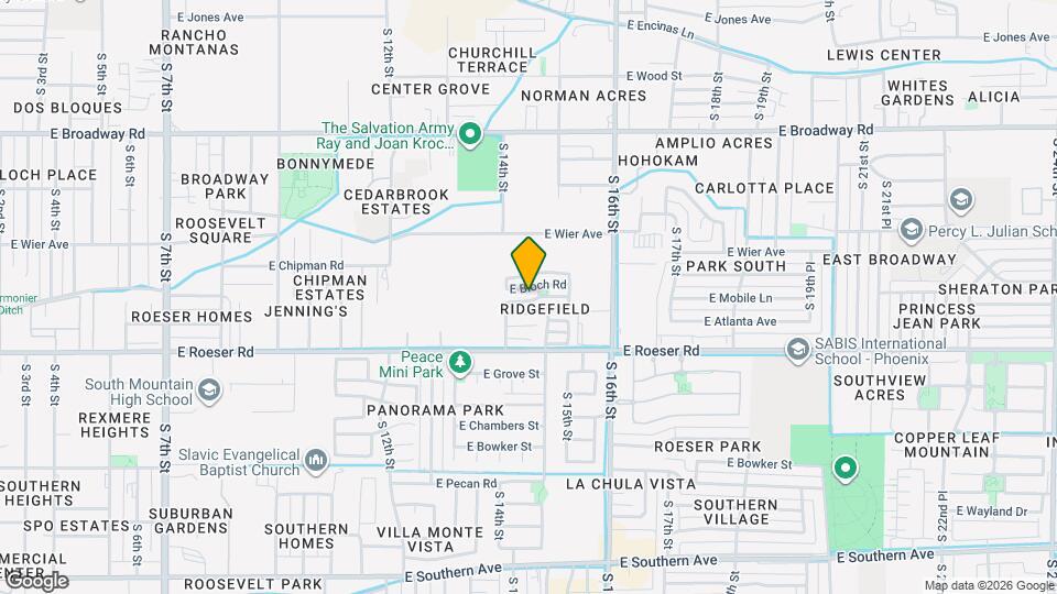 1426 E Romley Rd Map and Location Details