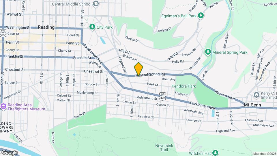 1536 Mineral Spring Rd, Unit 2 Map and Location Details