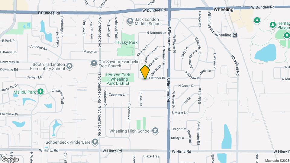 939 S Fletcher Dr Map and Location Details