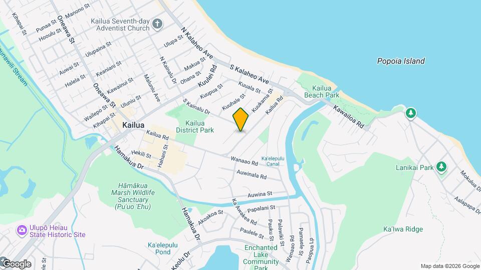260 Kailua Rd Map and Location Details