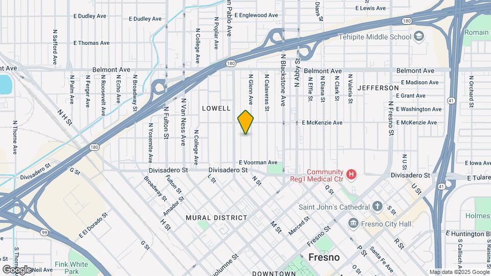 Fresno Glenn Apartments Map and Location Details