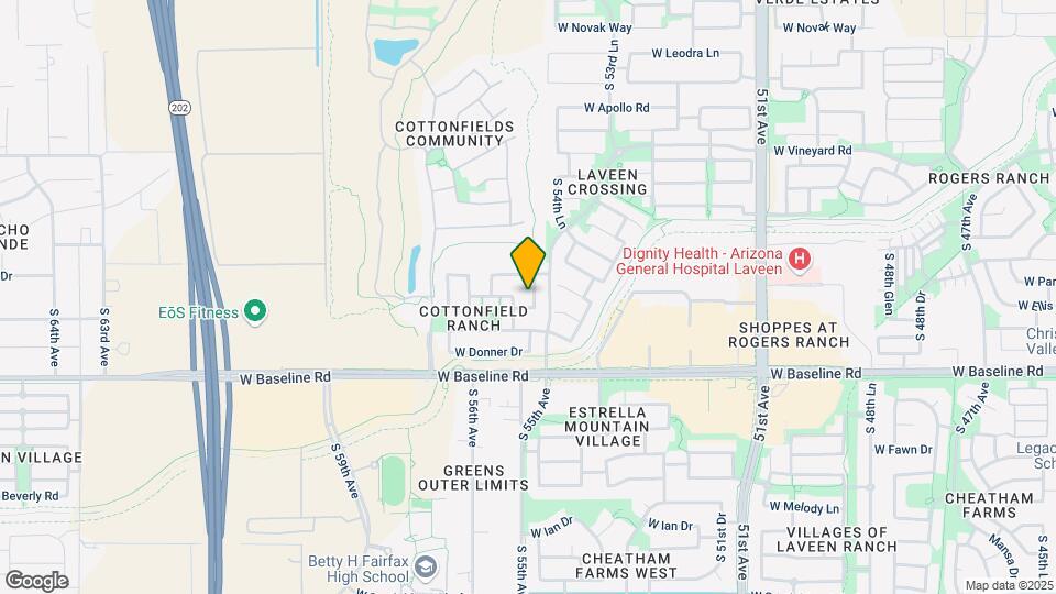 7220 S 55th Dr Map and Location Details