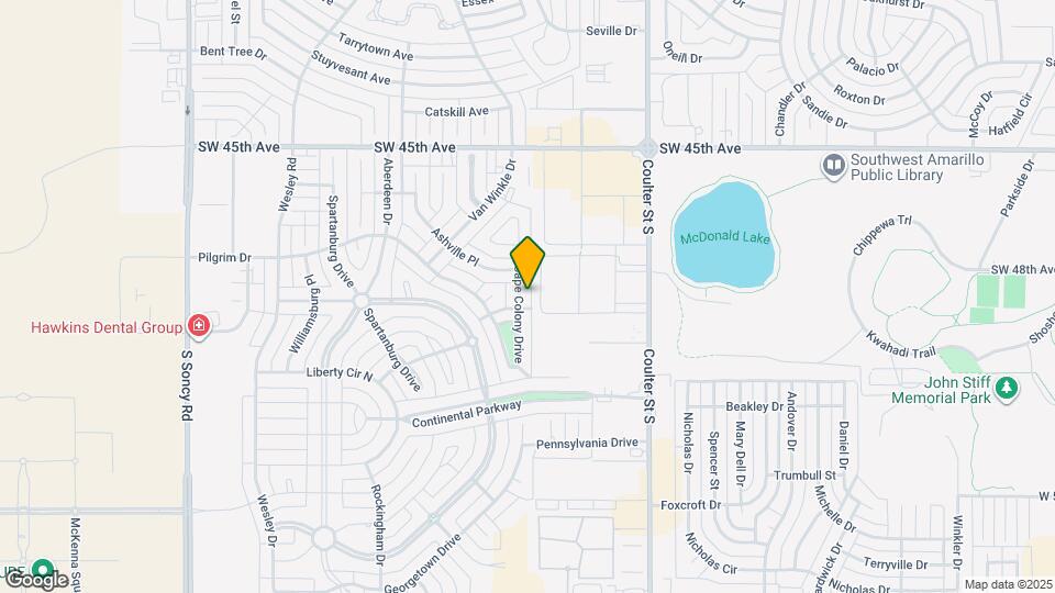 4805 Cape Colony Drive Map and Location Details