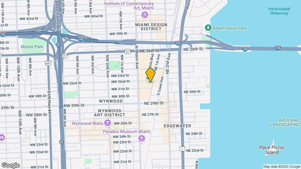 The Standard Residences Midtown Miami Map and Location Details