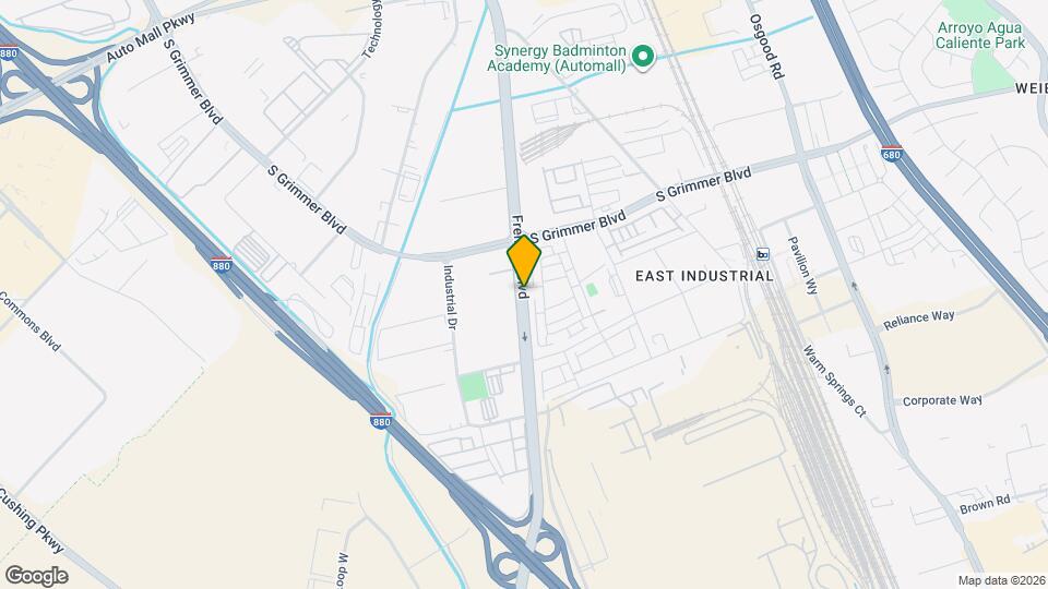 45058 Fremont Blvd Map and Location Details