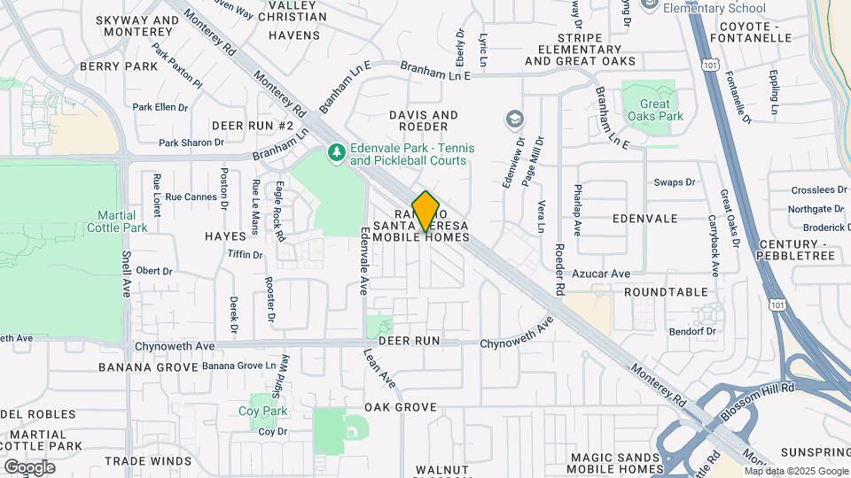 Rancho Santa Teresa Mobile Home Estates Map and Location Details