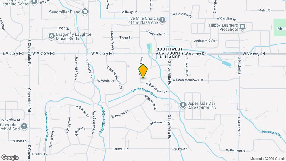 10882 W Blackhawk Dr Map and Location Details