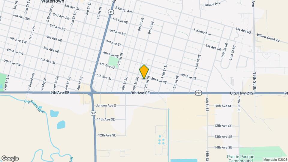 511 10th St SE, Unit 513 Map and Location Details