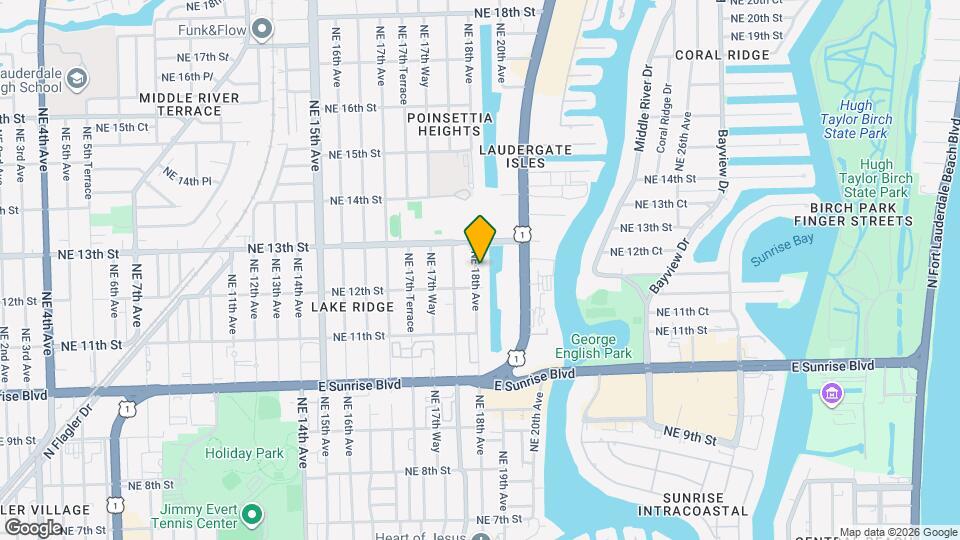 1224 NE 18th Ave Mapa y Detalles de la Ubicación