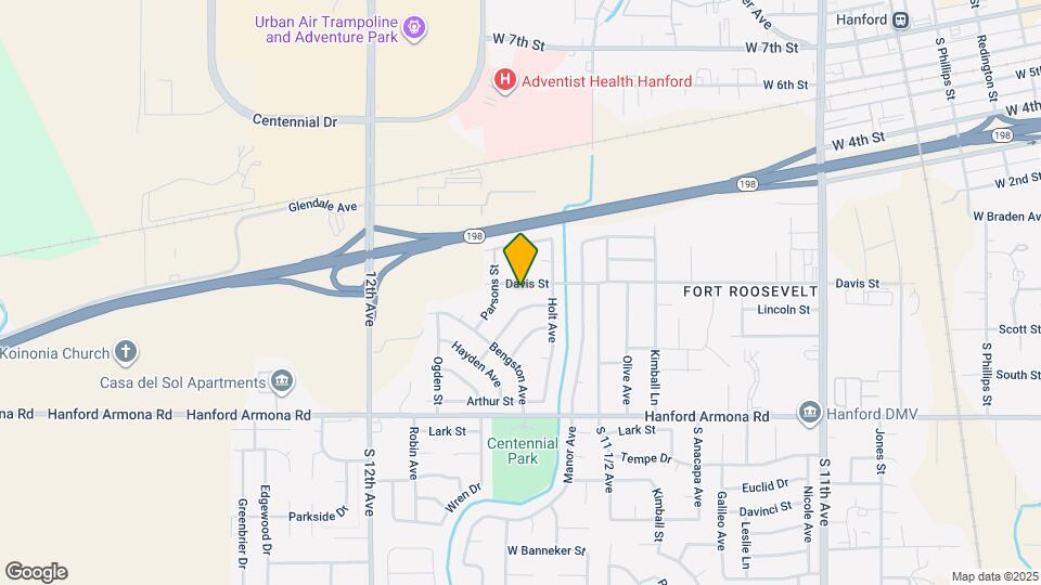 1385 Davis St Map and Location Details