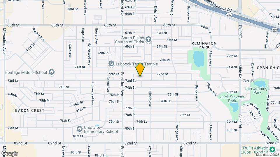 5712 73rd St Map and Location Details