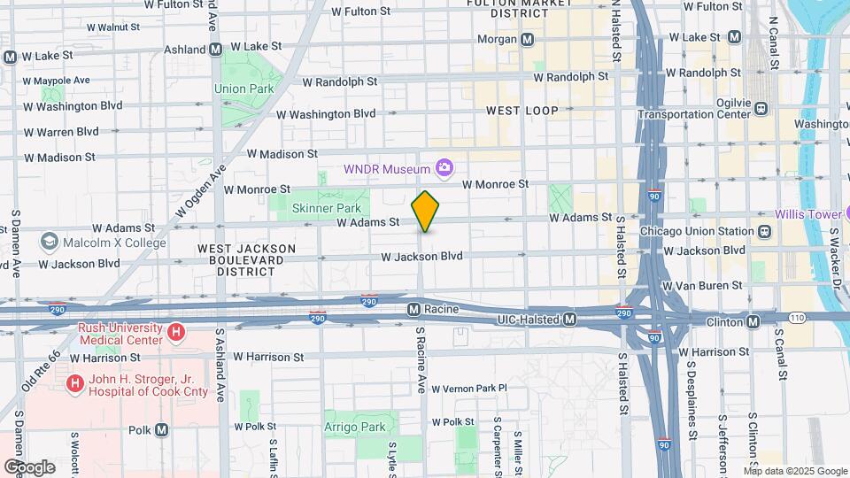 221-225 S Racine Ave Mapa y Detalles de la Ubicación