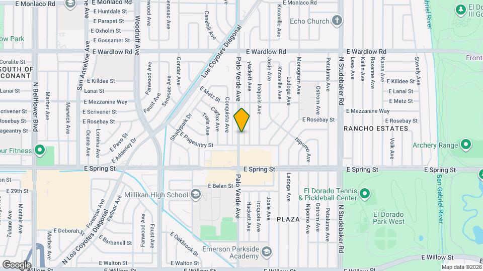 3080 Palo Verde Ave Map and Location Details