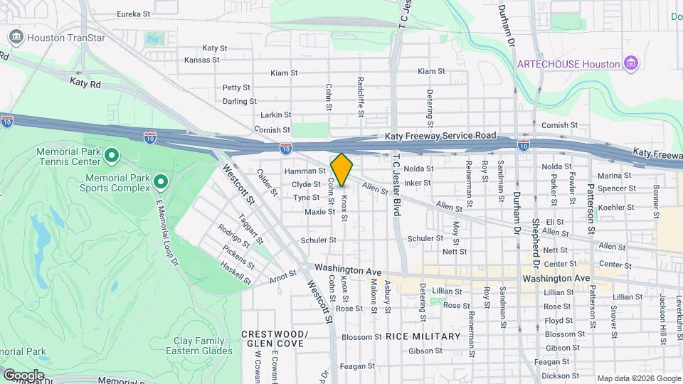 1605 Knox St Map and Location Details
