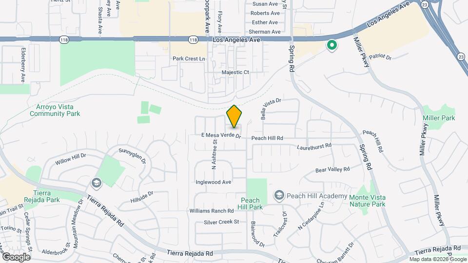 13143 E Mesa Verde Dr Map and Location Details