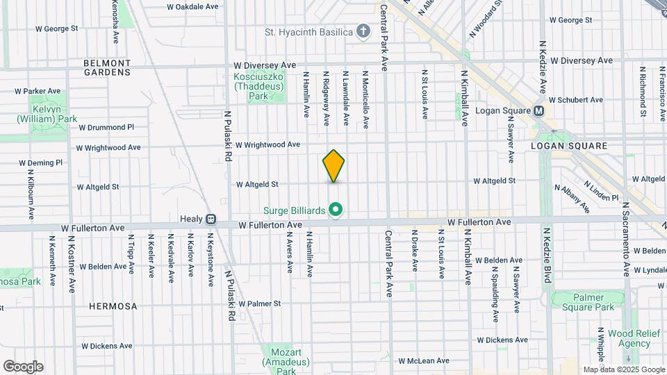 2455 N Ridgeway Ave Mapa y Detalles de la Ubicación