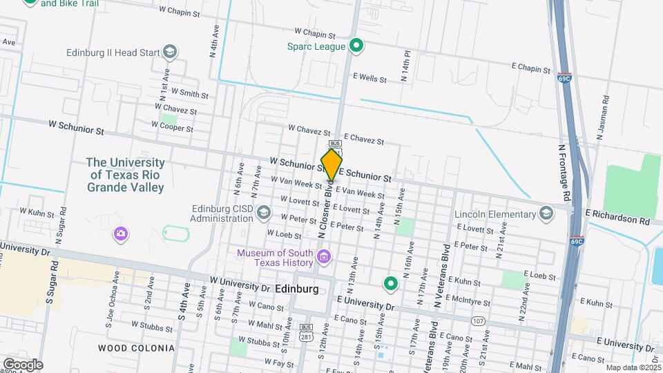 7 E Van Week St Map and Location Details