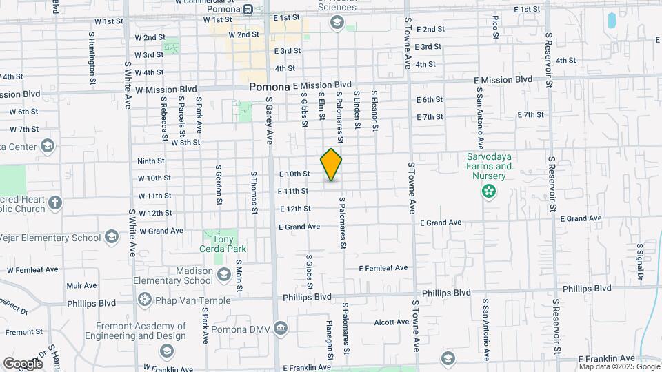 435 E 11th St Map and Location Details