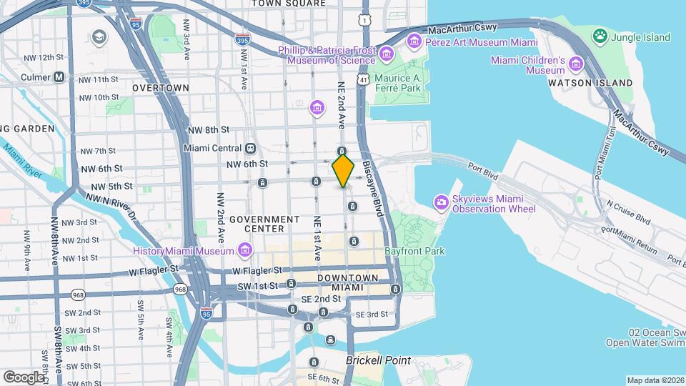 404 NE 2nd Ave, Unit SI ID1505545P Map and Location Details