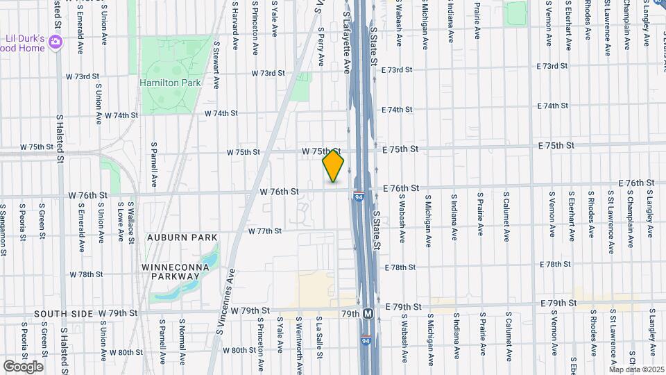 7559 S Perry Ave Map and Location Details