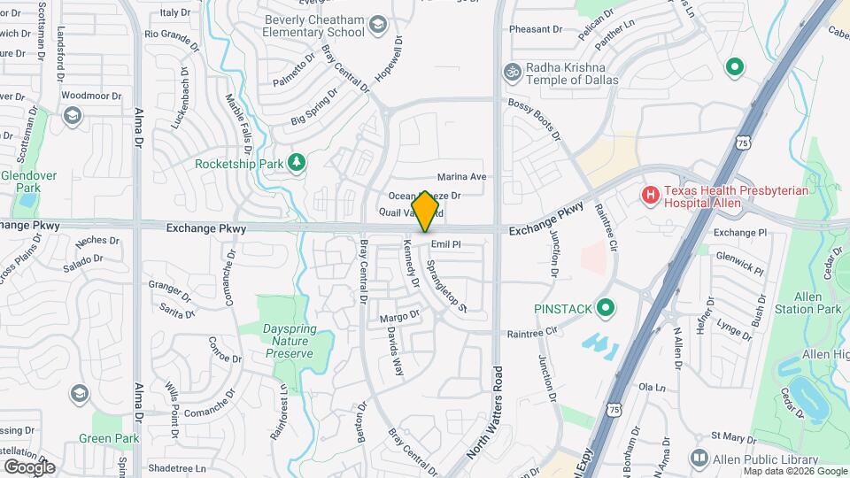 1020 Emil Pl Map and Location Details