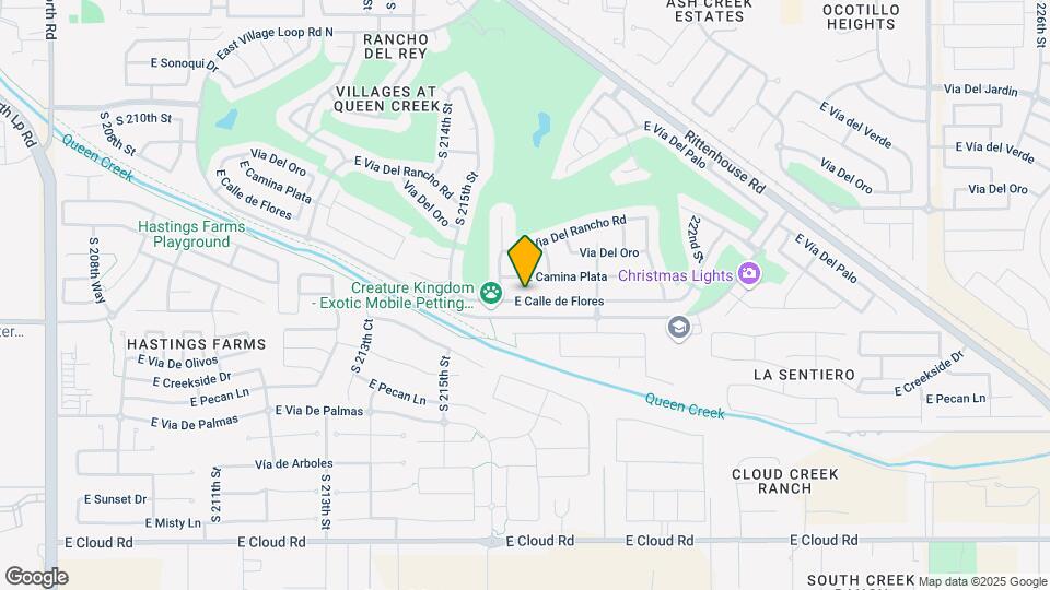 21652 E Calle de Flores Mapa y Detalles de la Ubicación