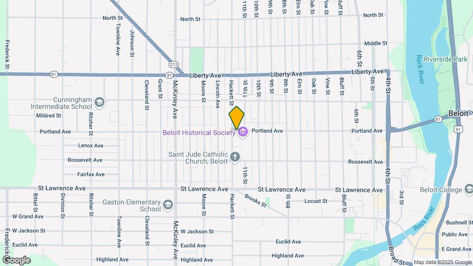 1014 Portland Ave Map and Location Details