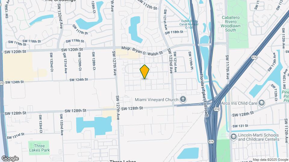 12388 SW 124th Terrace Map and Location Details