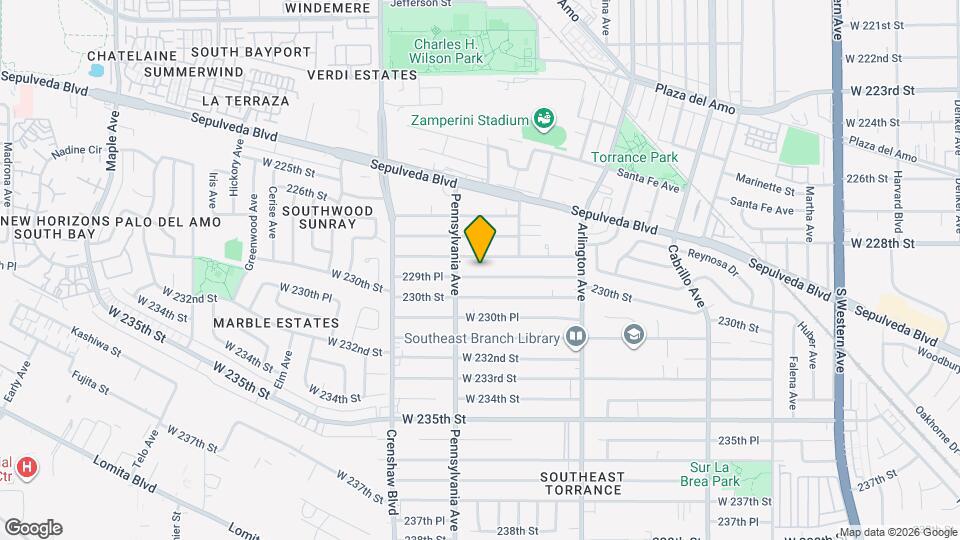 2351 229th Pl Map and Location Details