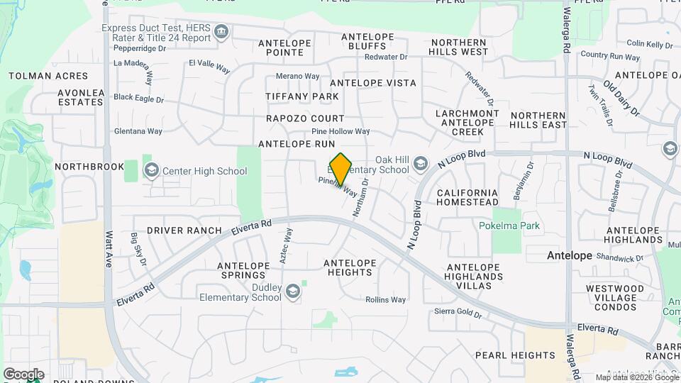 3704 Pinehill Way Map and Location Details