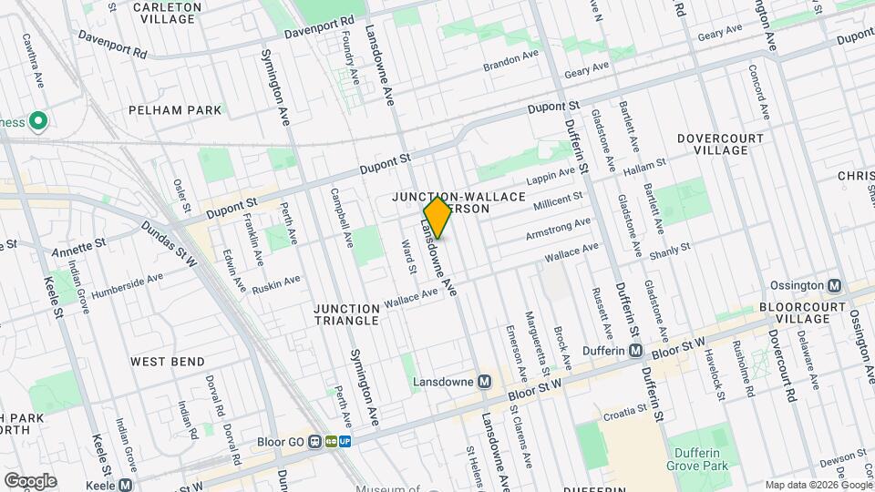 881 Lansdowne Ave Map and Location Details
