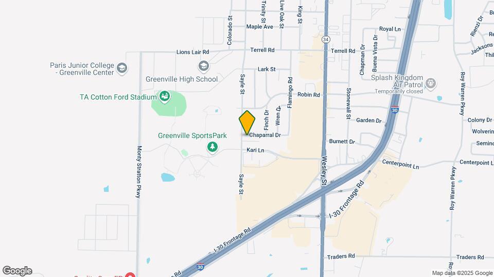 3117 Chaparral Dr Map and Location Details
