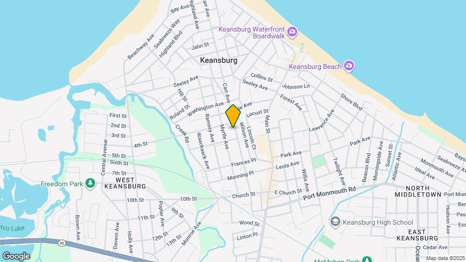 257 Carr Ave Map and Location Details