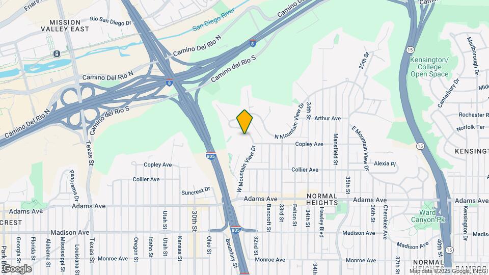 4920 W Mountain View Dr Map and Location Details