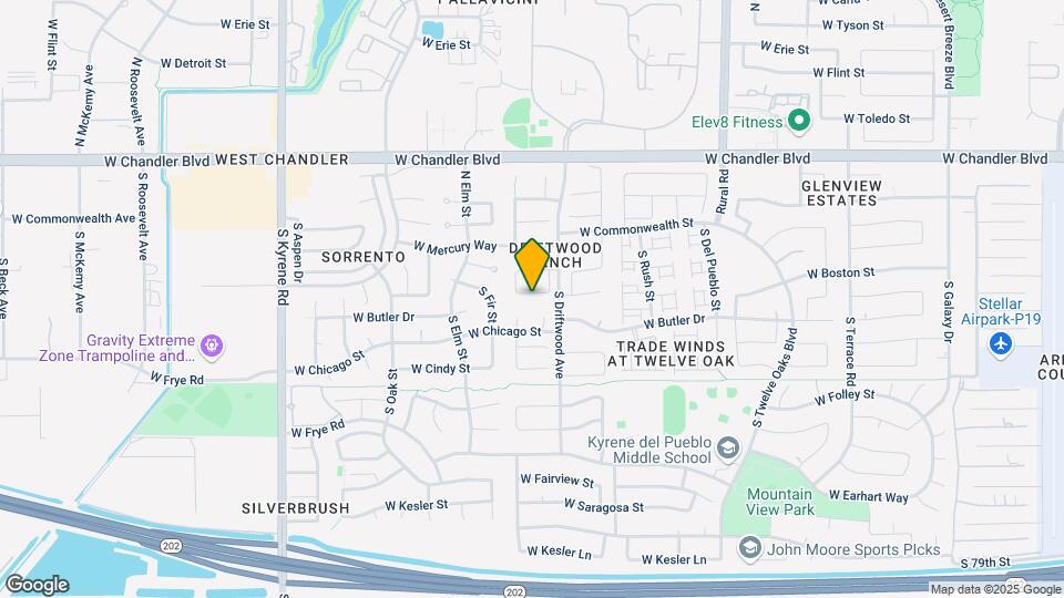 5441 W Jupiter Way Map and Location Details