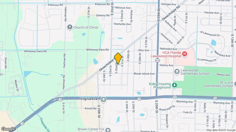 1810 S 32nd St Map and Location Details