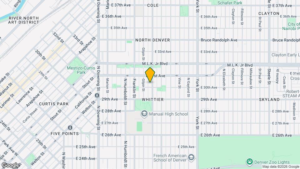 3015 N Williams St Map and Location Details