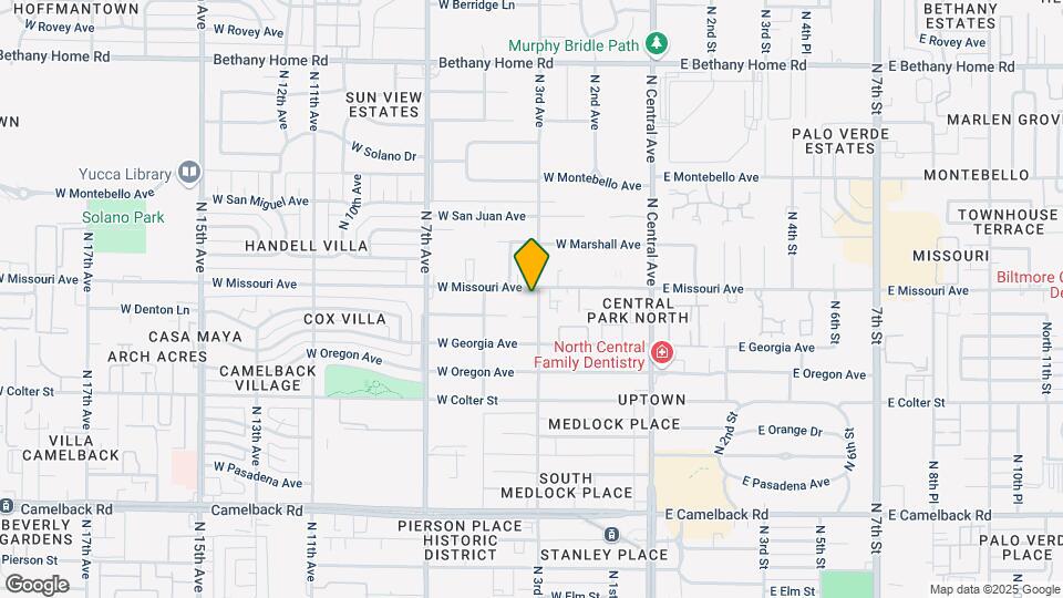 5332 N 3rd Ave Mapa y Detalles de la Ubicación