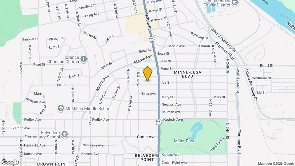 3034 Ida St Map and Location Details