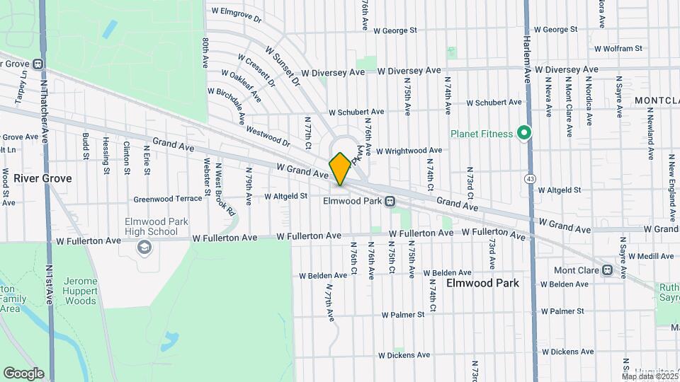 7650 W Altgeld St Map and Location Details