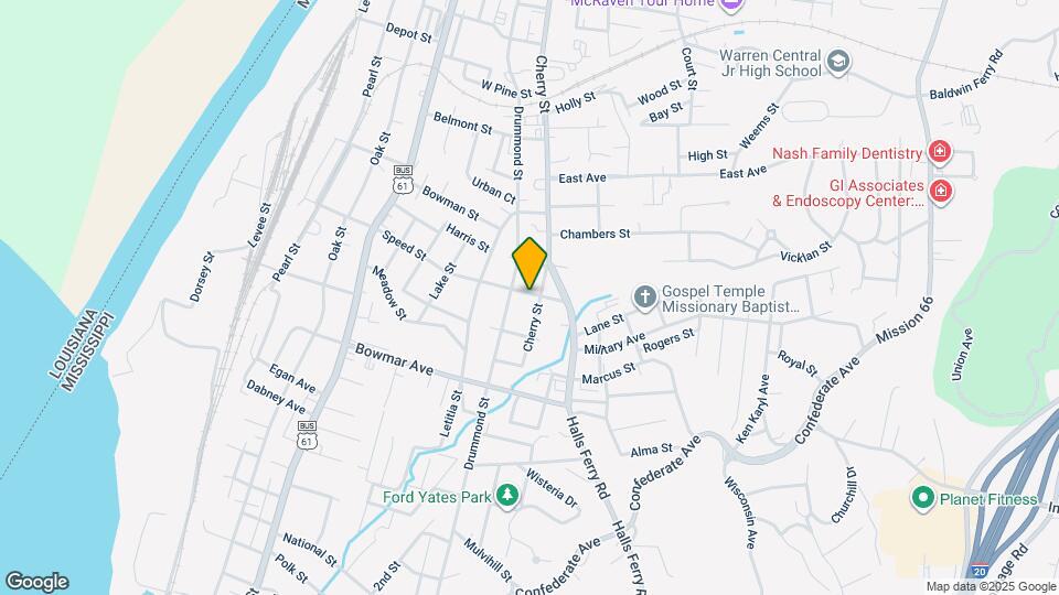 1214 Speed St, Unit B Map and Location Details