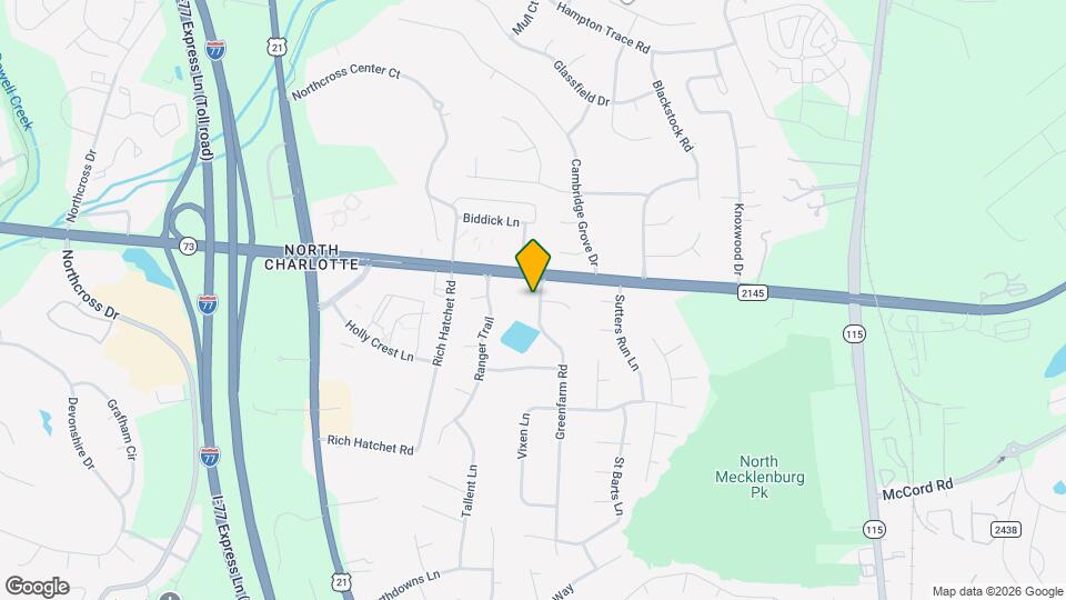 16647 Greenfarm Rd Map and Location Details