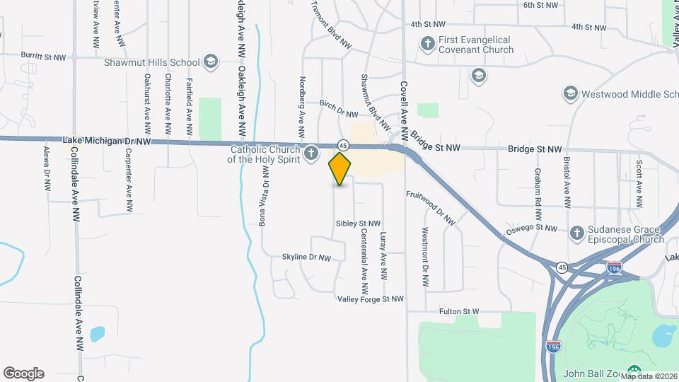 260 Edison Park Ave NW Map and Location Details